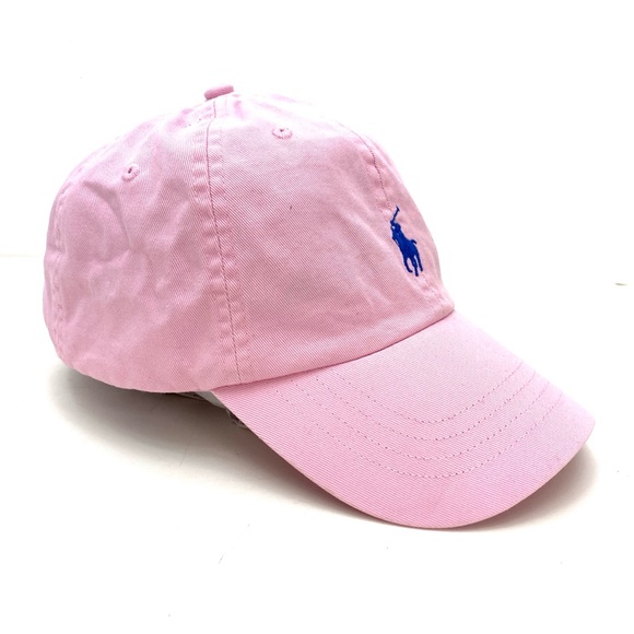 Polo by Ralph Lauren Women's Pink Iconic Chino Ball Cap - Picture 1 of 8